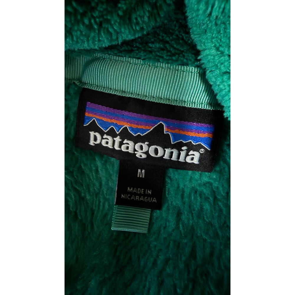 Patagonia Women’s Synchilla Snap-T Fleece Pullover Sz MTeal Green Polartec $139 - Picture 8 of 10